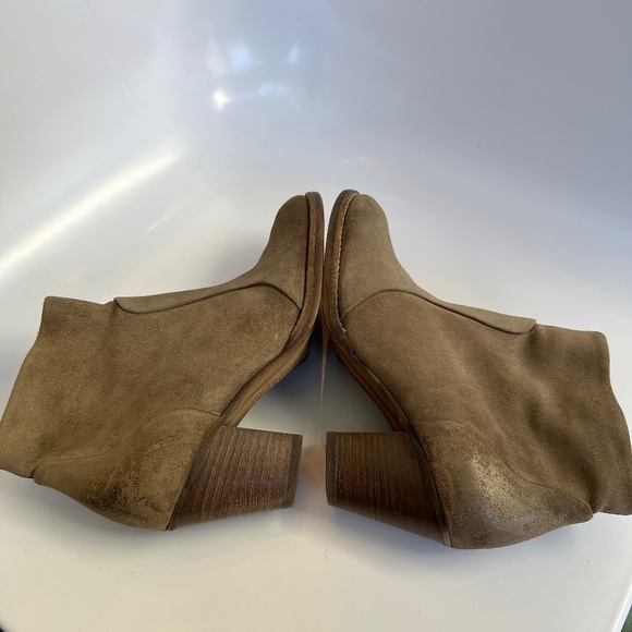 PAUL GREEN RILEY TAUPE SUEDE ROUND TOE ANKLE BOOTIE UK 3.5 (US 6) - Picture 5 of 14